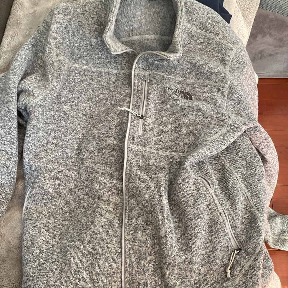 Men’s North Face Grey Full Zip Jacket - Picture 3 of 3